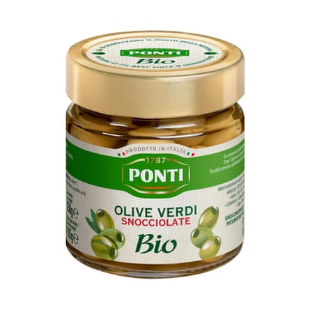Ponti Organic Pitted Green Olives