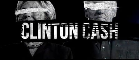A PR image for the Clinton Cash documentary