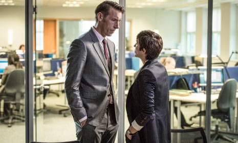 Dead cats and naked wrestling … Craig Parkinson with Vicky McClure in Line of Duty. 