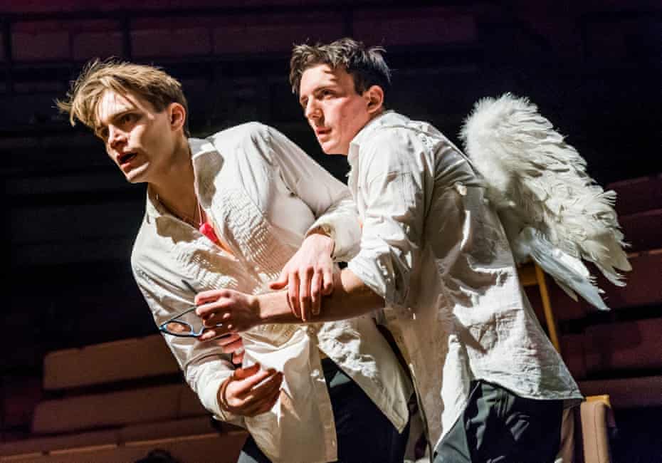 ‘The gunpowder beneath the plot’: Andrew Burnap, left, with Samuel H Levine in The Inheritance  at the Young Vic. 