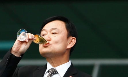 Former Thai prime minister Thaksin Shinawatra