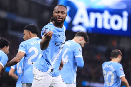 Antoine Semenyo celebrates after netting the opener