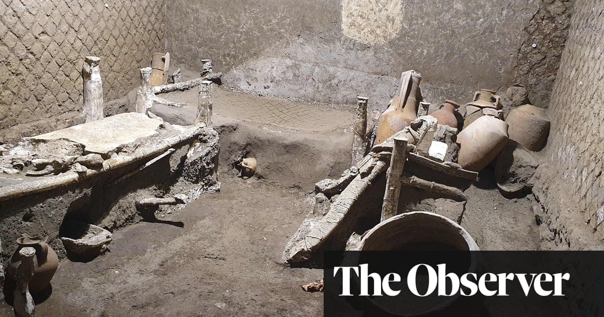 Discovery of Pompeii slaves’ room sheds rare light on real Roman life