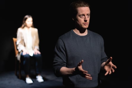 The power of telling … David Patrick Flemming as Luke with Michelle Monteith in Red Like Fruit.