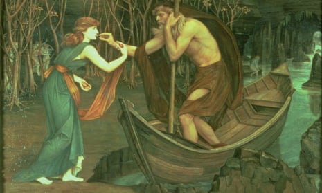 Psyche gets a lift from Charon across the River Styx