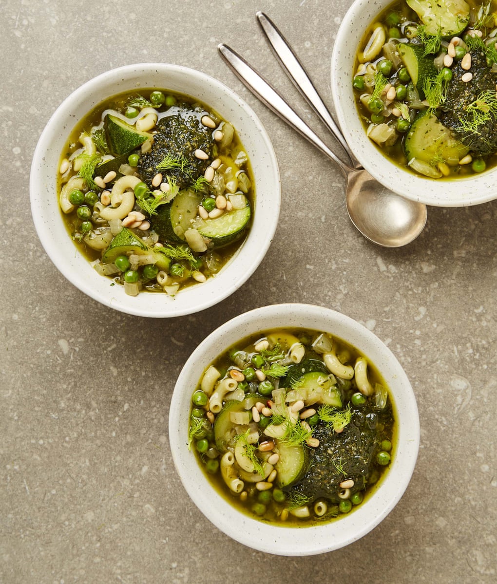 Meera Sodha’s fennel and courgette pistou.