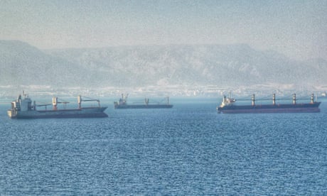 Oil tankers in the Red Sea