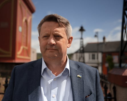Alun Davies in Tredegar