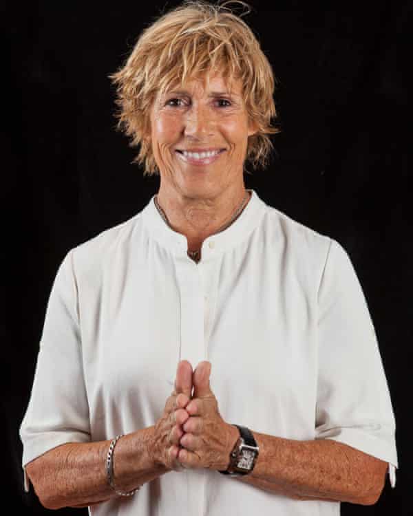 Diana Nyad photographiée à Londres avant la sortie au Royaume-Uni de son nouveau livre, Find A Way.
