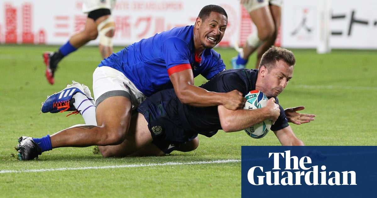 Scotland shower points over Samoa in Rugby World Cup walkover