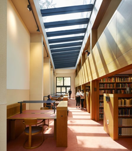 The light-filled library, a social as well as an academic hub