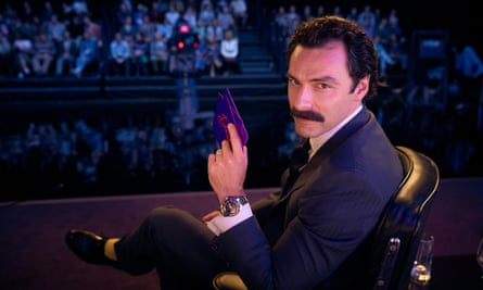 Nobody will watch for the narrative … Aidan Turner as Declan O’Hara in Rivals.