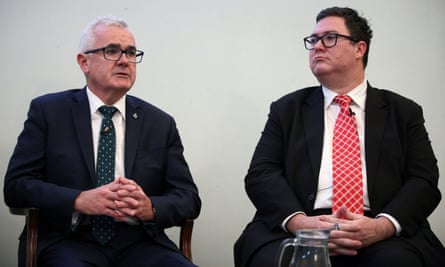 Wilkie and Christensen attend a news conference in London