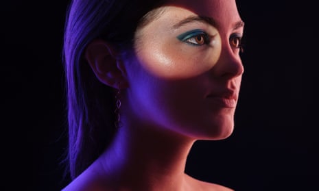 This vegan brand created the most mesmerizing purple highlighter that gives  off a futuristic vibe