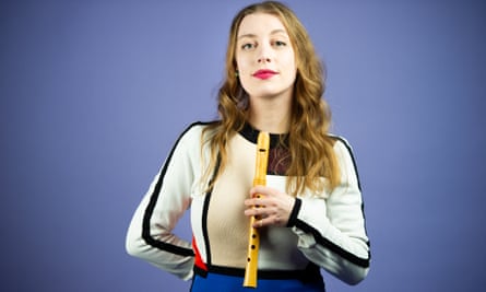 Sarah Jeffery, a classically trained recorder player and educator.