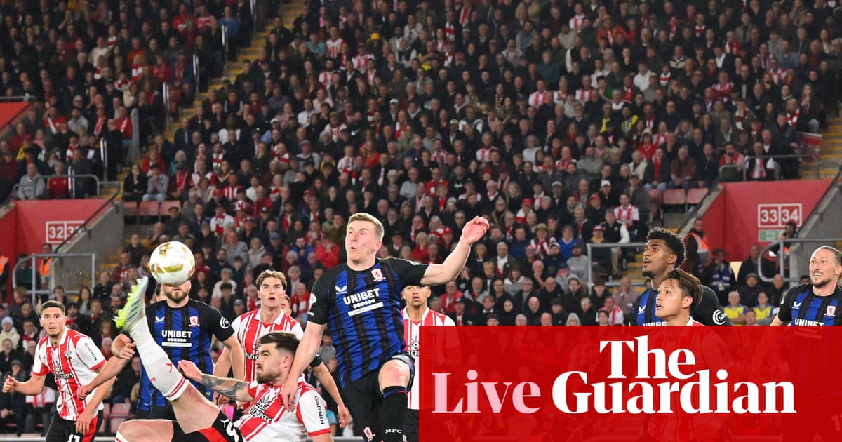Southampton v Middlesbrough: Championship playoff semi-final, second leg – live