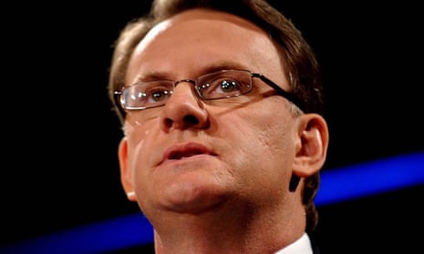 Mark Latham at the national press club in 2004.