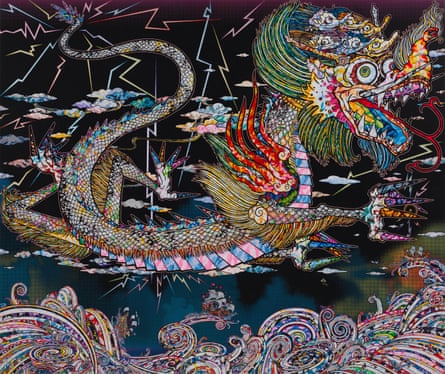 Blue Dragon Soars Through the Universe, 2024.