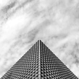Images from the Instagram photography project Geometry Club set up by photographer and graphic designer Dave Mullen Jr where people submit images of buildings forming carefully composed triangle shapes.