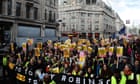 Thousands protest against Tommy Robinson Brexit march amid Tory infighting - Politics live