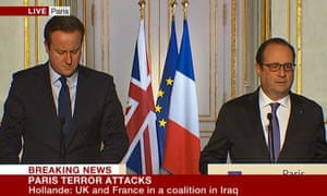 David Cameron and Francois Hollande