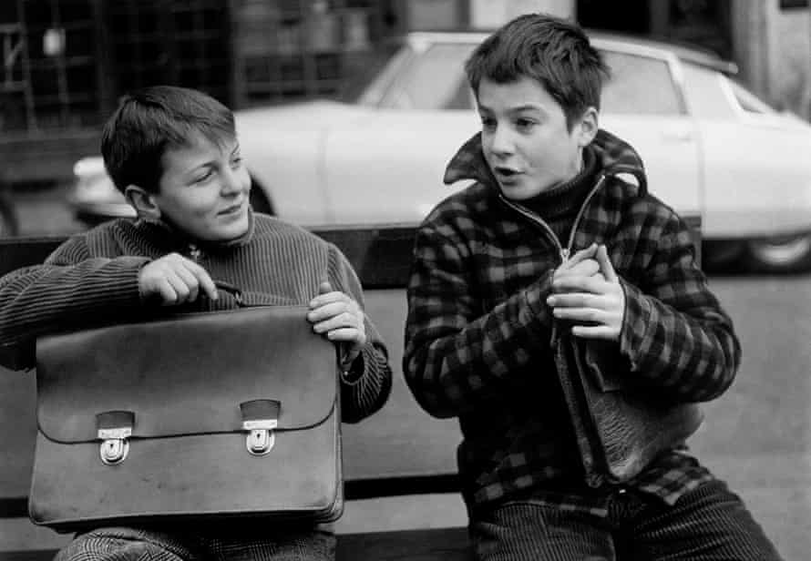 Patrick Auffay and Jean-Pierre Léaud in The 400 Blows (1959).