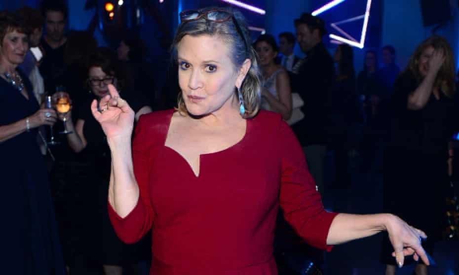 Star Wars ‘The Force Awakens’ European premiere afterparty at Leicester Square, London, Britain on 17 Dec 2015.<br>17 Dec 2015, London, England, UK --- MANDATORY BYLINE: Jon Furniss / Corbis Carrie Fisher attending the Star Wars ‘The Force Awakens’ European premiere afterparty at Leicester Square, London, Britain on 17 Dec 2015. Pictured: Carrie Fisher --- Image by © Jon Furniss / Corbis/Splash News/Corbis