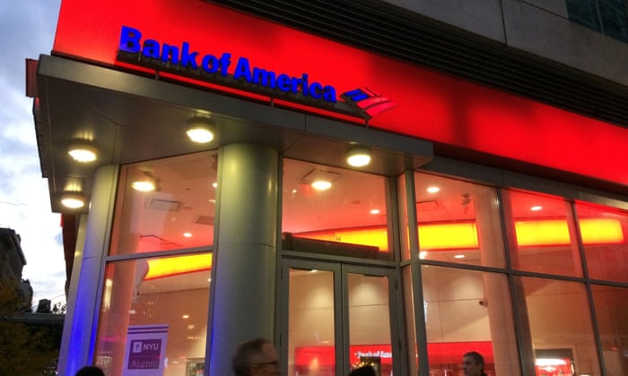 A branch office of Bank of America in New York.