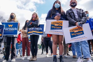 An event for Raphael Warnock on Tuesday in Marietta, Georgia.