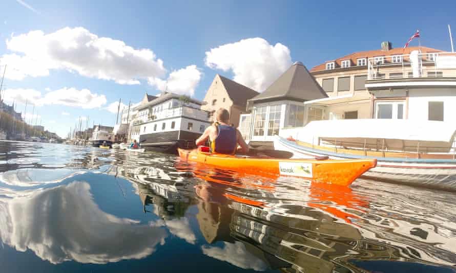 Kayaking around Copenhagen