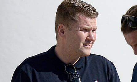 The judge described James Healy, pictured, as ‘a man holding extreme rightwing opinions’.