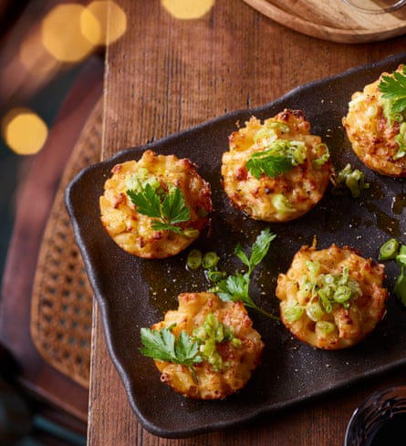 Mac ’n’ cheese canapés by Georgia Levy.