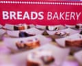 a sign reads 'breads bakery'
