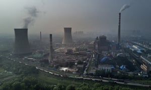 A coal-fired power plant in China