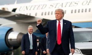 Donald Trump arrives in Florida earlier this week.