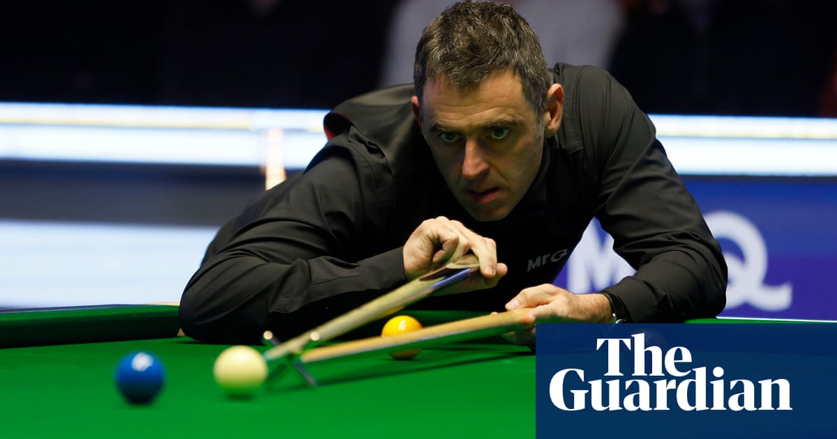 Ronnie O’Sullivan holds off Zhou in final frame to set up Vafaei rematch