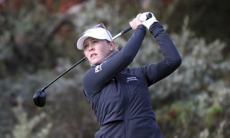 Jessica Korda hits a shot during the Women's Open