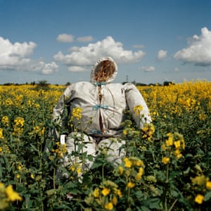 Scarecrow series, 2016, by Peter MitchellA 40-years long project, Mitchell’s catalogue of British scarecrows are a personal archive of sorts of his excursions into the countryside. He refers to them as ‘essentially Yorkshire’, yet they seem to encourage universal reflection on the ways we romanticise and mythologise the landscape, and the marks we leave on it