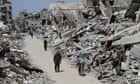 Biden tells Netanyahu Gaza aid strikes ‘unacceptable’ and Israel must end civilian suffering to keep US support – live