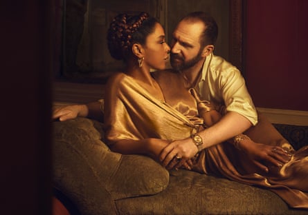 Ralph Fiennes and Sophie Okonedo play Antony and Cleopatra