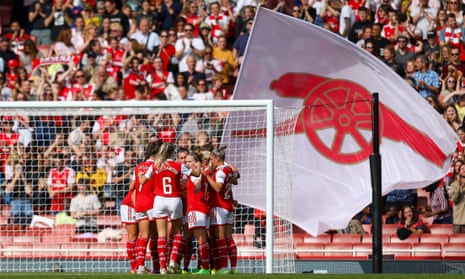 A record WSL crowd of 47,367 watched Arsenal’s match against Tottenham at the Emirates in September.