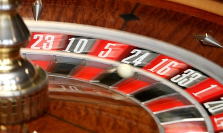 Stock photograph of roulette wheel