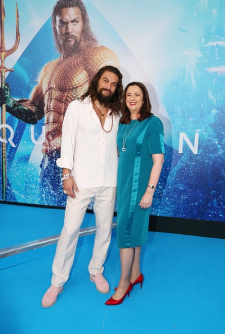 Jason Momoa with Palaszczuk at the Australian premiere of Aquaman, which received a $22m tax credit from the Australian government. The Queensland government has refused to disclose how much it subsidised the production.