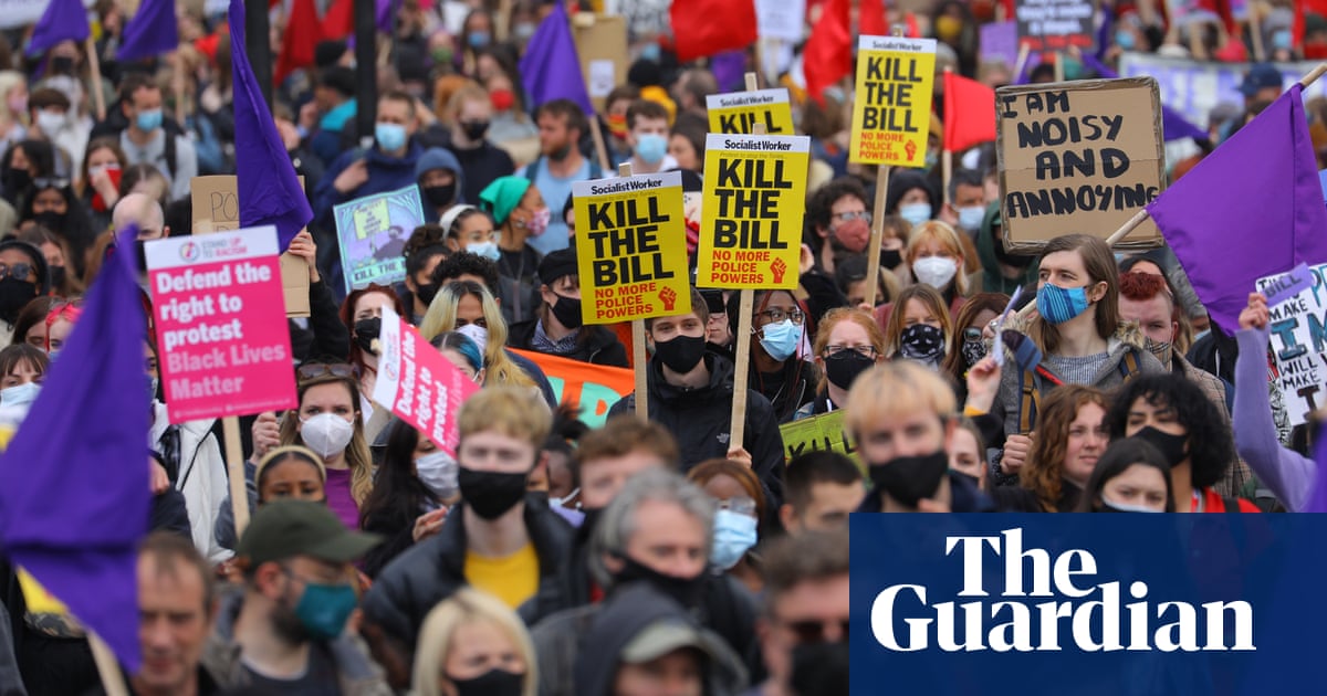 Thousands march through London in biggest ‘kill the bill’ protest yet