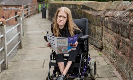 Frances Ryan in Chester, named Europe’s most accessible city. The entire two-mile Roman, Saxon and medieval wall is impressively accessible. All photographs: Rebecca Lupton for the Guardian