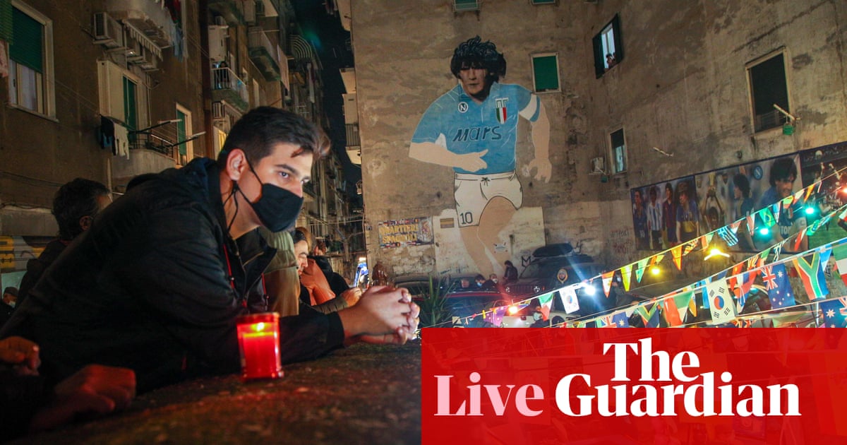 Maradona dies aged 60: tributes and reaction - latest updates