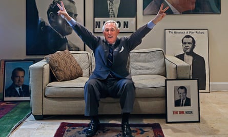Roger Stone in his office in Fort Lauderdale, Florida.