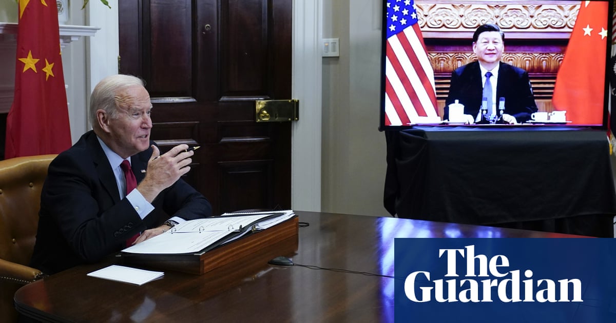 Biden-Xi virtual summit: Biden says US and China must ‘not veer into conflict’ – video