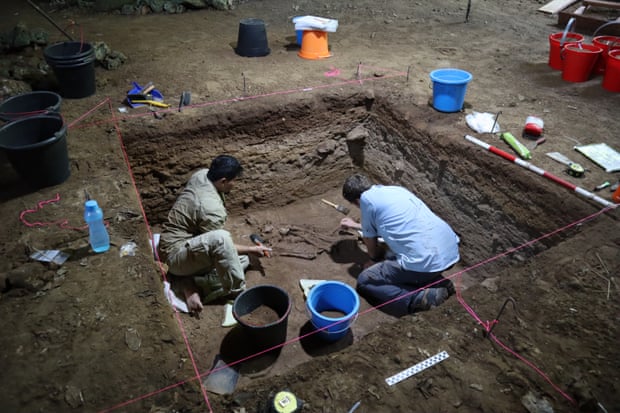 The archaeological excavation at Liang Tebo in East Kalimantan