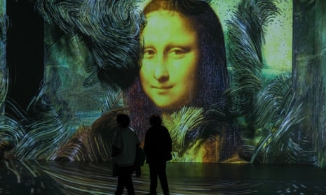 The Leonardo Da Vinci: Wisdom of Light exhibition, which combined classic art with artificial intelligence at the X Media Art Museum in Istanbul last month.